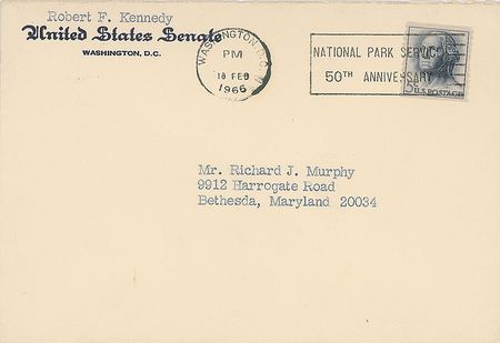 Lot #78 Robert F. Kennedy Autograph Letter Signed: 