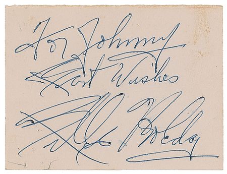 Lot #759 Billie Holiday Signed Ticket - Image 1