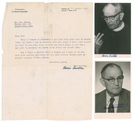 Lot #359 Martin Niemoller Group Lot - Image 1