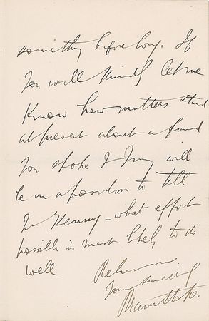 Lot #650 Bram Stoker Handwritten Letter Signed - Image 2