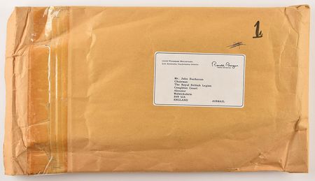 Lot #130 Ronald Reagan: Necktie from the closet of Ronald Reagan?