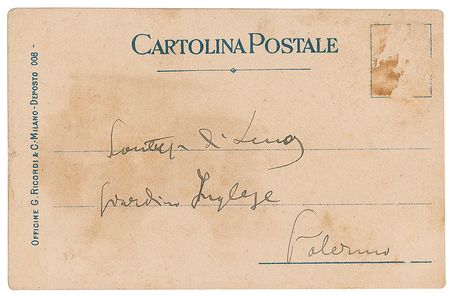 Lot #752 Giacomo Puccini Postcard - Image 2