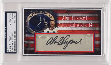 Lot #521 Alan Shepard Signature - Image 1