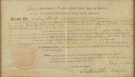 Lot #88 James Madison: Less than two months after becoming POTUS - Image 2