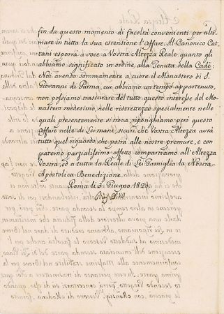 Lot #249 Pope Pius VII Signed Document - Image 2