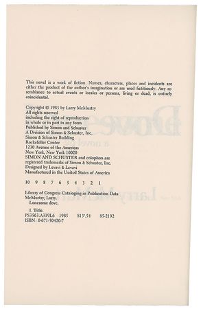 Lot #677 Larry McMurtry Book - Image 3