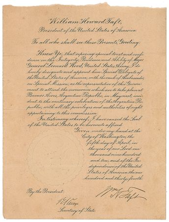 Lot #204 William H. Taft - Image 1