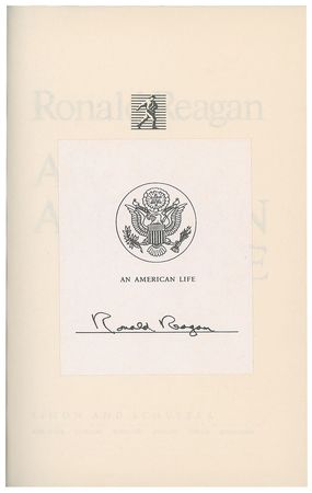 Lot #196 Ronald Reagan Book - Image 2