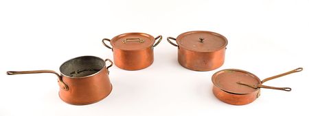 Lot #897 Marilyn Monroe: Marilyn's pots and pans—copper cookware from her kitchen - Image 1