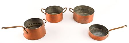 Lot #897 Marilyn Monroe: Marilyn's pots and pans—copper cookware from her kitchen - Image 2