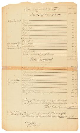 Lot #335 [King George II] Signed Document - Image 1