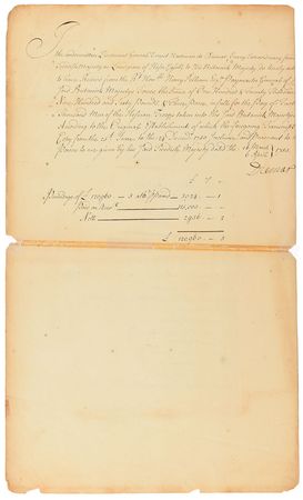 Lot #335 [King George II] Signed Document - Image 5