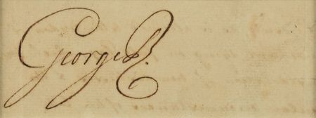 Lot #265 King George III Signature - Image 2