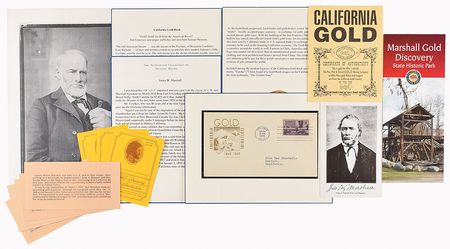 Lot #284 James W. Marshall: The discoverer of California gold, paired with 49er treasure - Image 5