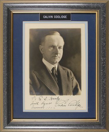 Lot #117 Calvin Coolidge Signed Photograph - Image 2