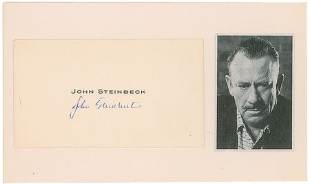 Lot #688 John Steinbeck Signature - Image 2