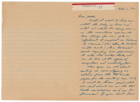 Lot #41 Lee Harvey Oswald Autograph Letter Signed: