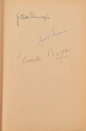 Lot #652 Arch of Triumph: Remarque, Bergman, and Boyer Book - Image 2