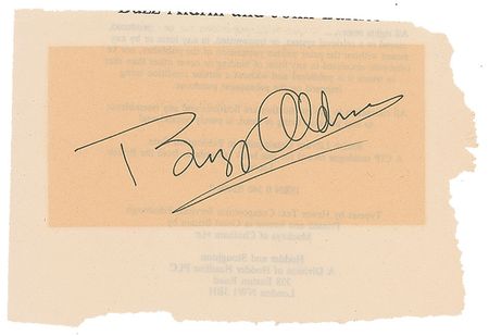 Lot #473 Neil Armstrong and Buzz Aldrin Signatures - Image 2