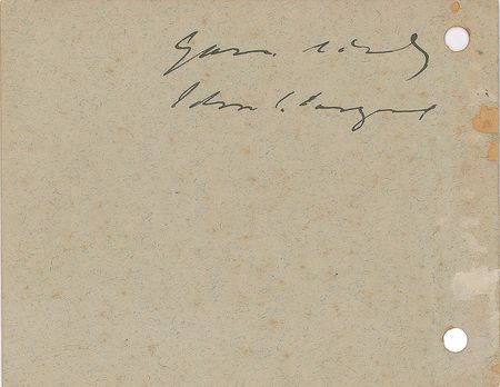 Lot #598 John Singer Sargent Handwritten Letter Signed - Image 2
