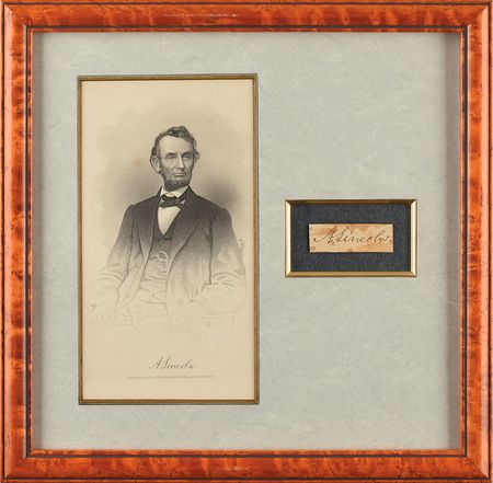 Lot #102 Abraham Lincoln Signature - Image 1