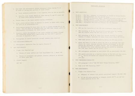Lot #461 Apollo 8 Flight Plan - Image 4