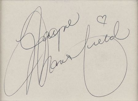 Lot #993 Jayne Mansfield Signature - Image 2