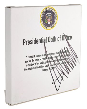 Lot #208 Donald Trump Canvas Print - Image 1
