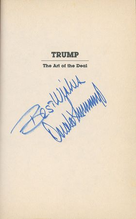 Lot #212 Donald Trump Book - Image 2