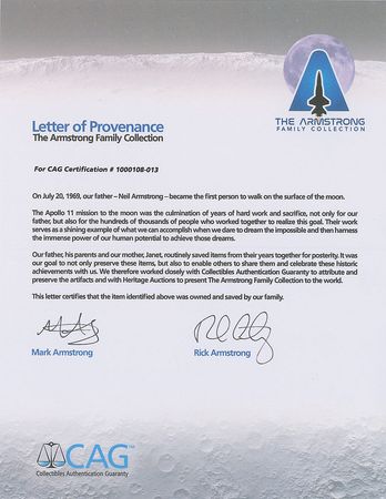 Lot #484 Neil Armstrong: Brazil Invitation Invitation - Image 2