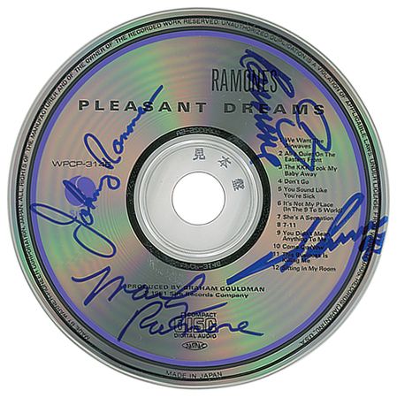 Lot #5342  Ramones Signed CD - Image 1