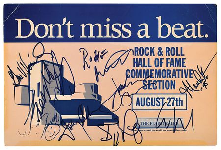 Lot #739  Rock and Roll Hall of Fame