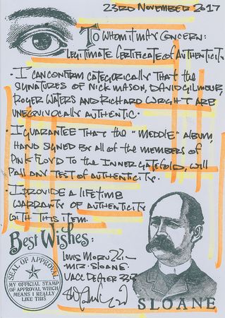 Lot #5173  Pink Floyd Signed Album - Image 5