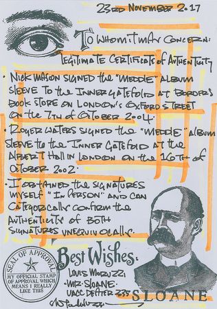 Lot #5173  Pink Floyd Signed Album - Image 6