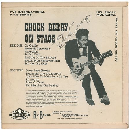 Lot #5415 Chuck Berry Signed Album - Image 1