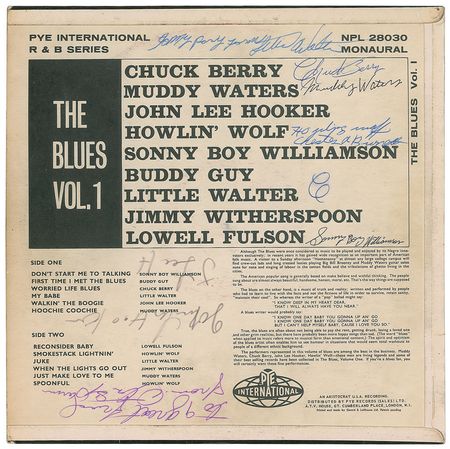 Lot #5186  Blues Legends Signed Album - Image 1