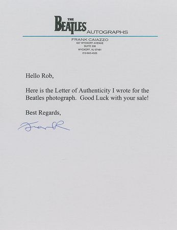 Lot #5027  Beatles Signed Photograph - Image 7