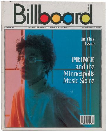 Lot #5389  Prince's Personally-Owned 1987 Billboard Magazine - Image 1