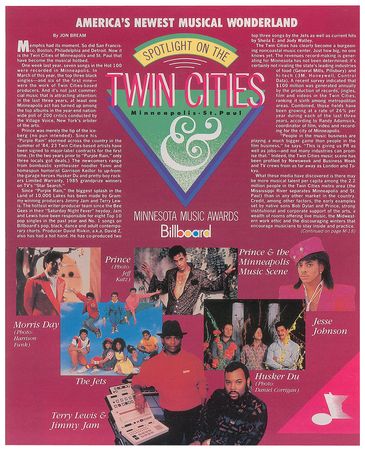 Lot #5389  Prince's Personally-Owned 1987 Billboard Magazine - Image 2