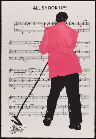 Lot #5094 Elvis Presley Giclee Print by Joe Petruccio - Image 1