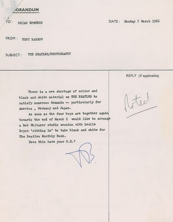 Lot #5010  Beatles 'Yesterday and Today' Butcher Cover Photo Shoot Documents - Image 2