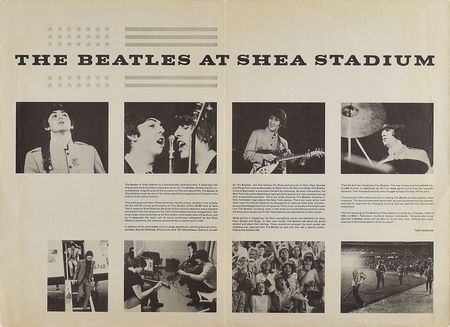 Lot #5018  Beatles 1966 Shea Stadium Film Program - Image 2