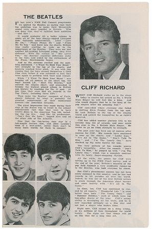 Lot #5065  Beatles and Rolling Stones 1964 NME All-Star Concert Program - Image 2