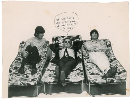 Lot #5070  Beatles Robert Whitaker Cut-Out Photograph - Image 1