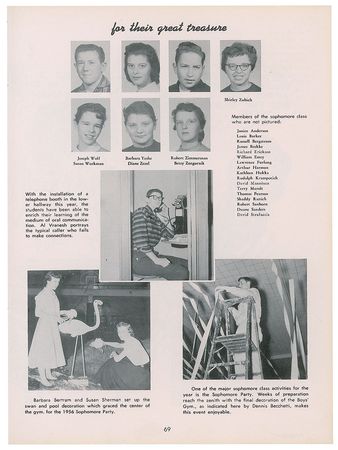 Lot #5098 Bob Dylan 1957 High School Yearbook - Image 1