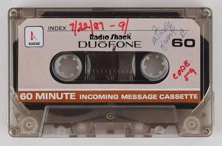 Lot #5375  Prince: Answering Machine Cassette Tape - Image 1