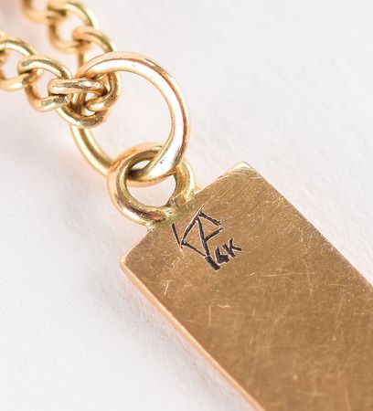 Lot #5380  Prince's Gold Cross Necklace - Image 3