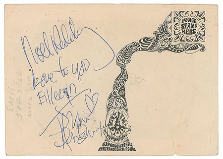 Lot #5112 Jimi Hendrix and Noel Redding Signatures