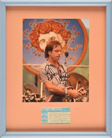Lot #5155 Bob Weir Signed Photograph - Image 1