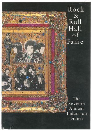 Lot #5124  Jimi Hendrix Experience 1992 Rock and Roll Hall of Fame Program - Image 1